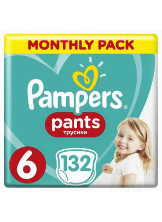 Памперс трусики Pants (р-р 6) 15+кг N 132 оптом