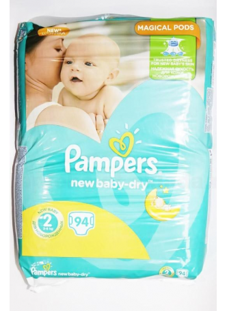 Памперсы New Baby Dry (р-р 2) 4-8кг N 94