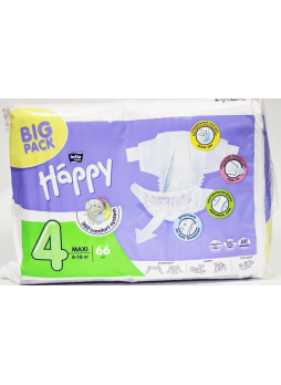 Подгузники Bella baby Happy 4 макси 8-18кг N 66