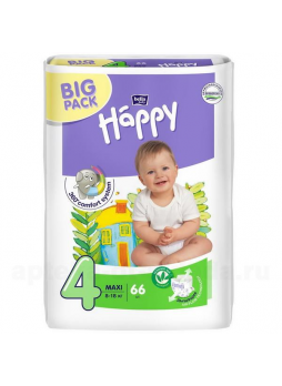 Подгузники Bella baby Happy 4 макси 8-18кг N 66