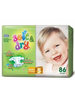 Подгузники детские Helen Harper Soft и Dry junior р-р 5 (11-25кг) N 86