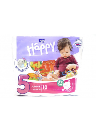 Подгузники Хэппи юниор 12-25кг N 10