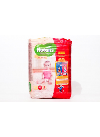 Подгузники Huggies ultra comfort д/девочек (р-р 4) 8-14 кг N 19