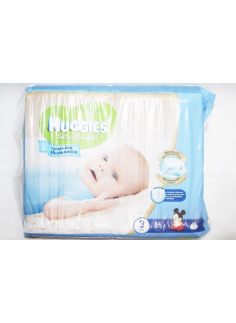 Подгузники Huggies ultra comfort д/мальчиков (р-р 3) 5-9 кг N 94