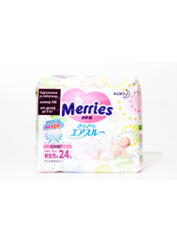 Подгузники Merries 0-5кг N 24