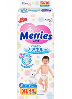 Подгузники Merries 12-20 кг N 44