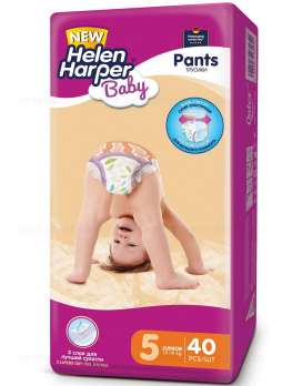 Подгузники-трусики детские Helen Harper Baby Pants р-р 5 (12-18кг) N 40