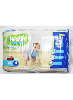 Подгузники-трусики Huggies д/мальчиков (р-р 4) 9-14 кг N 52