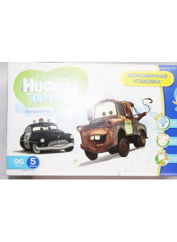 Подгузники-трусики Huggies д/мальчиков (р-р 5) 13-17 кг N 96