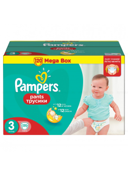 Трусики Памперс р 3 (6-11кг ) N 120