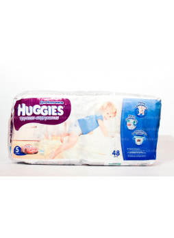 Трусики-подгузники Huggies д/мальчиков (р-р 5) 13-17кг N 48
