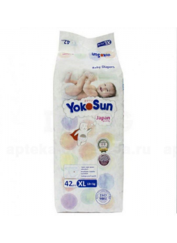 YokoSun подгузники р.XL от 13кг N 42