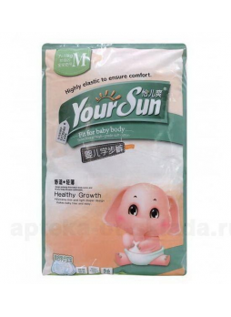 YourSun подгузники-трусики, L (10-14 кг), 52 шт N 1