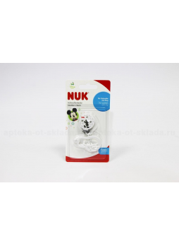 Nuk Disney Micrkey mouse клипса д/соски-пустышки с цепочкой N 1
