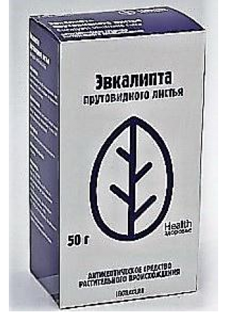 Эвкалипт прутовидный листья Здоровье 50г N 1 оптом