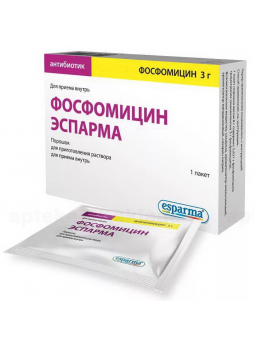 Уценен Фосфомицин пор д/пригот р-ра д/приема внутрь 3 г N 1