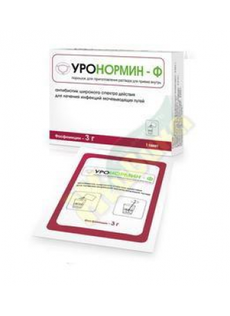 Уценен Уронормин-Ф пор д/приг р-ра внутрь 3г пакет N 1 оптом