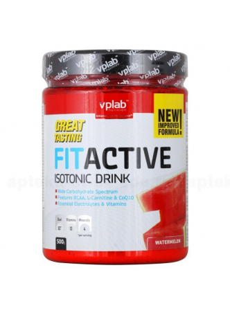 Уценен FitActive Isotonic Drink изотонический напиток порошок 500г арбуз N 1 оптом