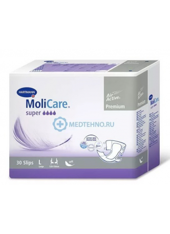 Уценен Molicare premium super soft подгузники Slip р-р L 120-150см N 30 оптом