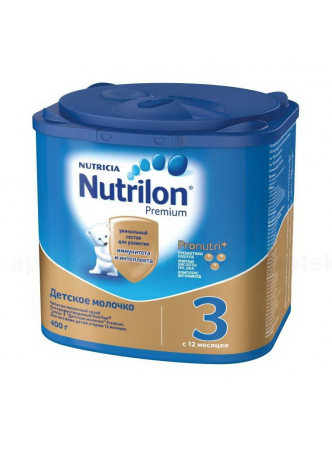 Уценен Нутрилон-3 премиум детское молочко 400г N 1 оптом