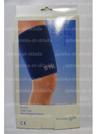 Intersan фиксатор мышц бедра р-р XL цвет синий N 1