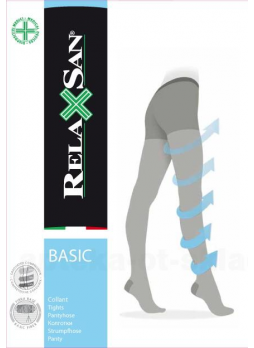 Relaxsan колготки Basic 70 den 12-17 mmHg черн р.2 N 1