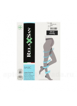 Relaxsan Microfiber 1 класс компрессии (18-22 mmHg) 140 den р-р 2 черн N 1