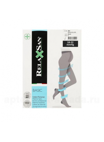 Relaxsan Microfiber 1 класс компрессии (18-22 mmHg) 140 den р-р 3 черн N 1 оптом
