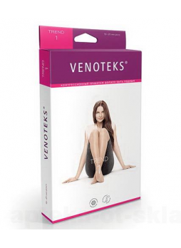 Venoteks trend чулки до колена 1кл компр 1C100 р.L черн пара N 1