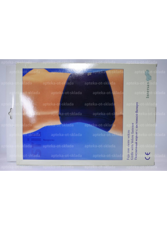Intersan поясничный карсет с застежкой Велкро р-р S cn 217141 цвет синий N 1