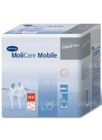 Hartmann molicare mobile трусы L 100-150 см N 14 оптом