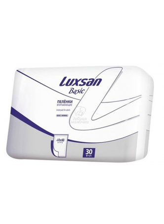 Luxsan basic/normal пеленки впитыв 40х60 N 30