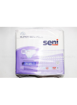 Подгузники д/взрослых Super Seni Plus large более 75кг N 10