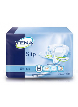 Подгузники д/взрослых Тена Слип плюс Medium до 120см N 30