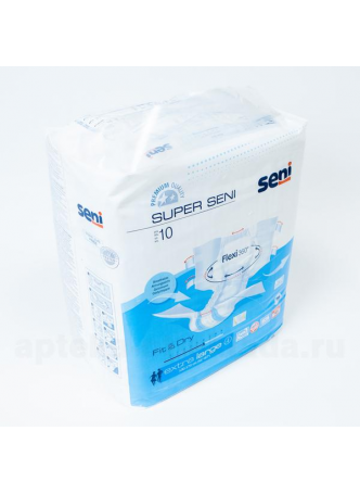 Подгузники Super Seni extra large XL N 10 оптом
