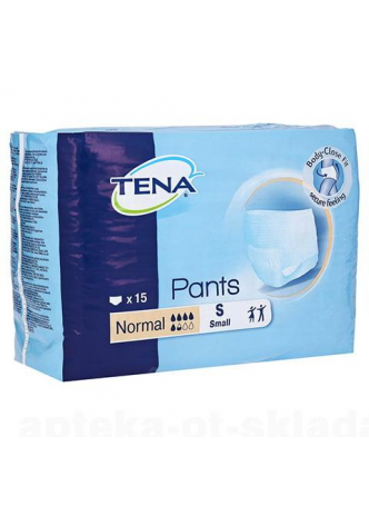 Подгузники-трусы д/взр Тена Пэнтс Normal Small 65-85 см N 15 оптом