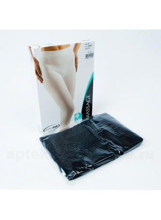 Relaxsan бриджи до колена из микрофибры а/целюллит цвет черный р-р L/XL арт.122 N 1 оптом