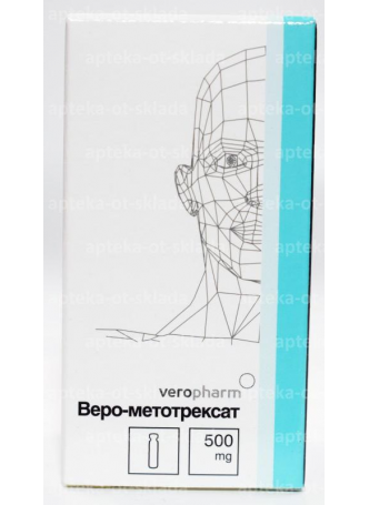 Веро-метотрексат лиофил д/приг р-ра д/инъекций 500мг фл N 1 оптом