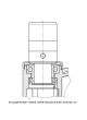 Колесо из полиуретана 5944UAP150R36-32S27 оптом