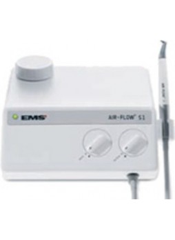 AIR-FLOW S1+ аппарат для профилактики, используя поток воздуха, воды и порошка, удаляет зубной налёт, мягкие зубные отложения и поверхностные камни из фиссур, ямок и из межпроксимальной области, оптом