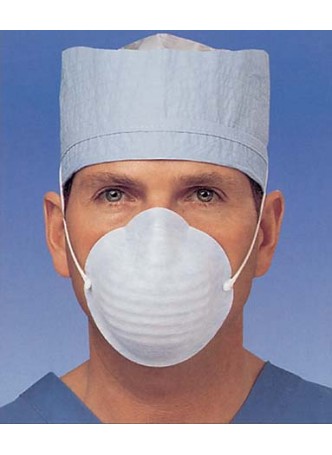 CONE CLASSIC FACE MASK - Маски хирургические конической формы на резинках, голубые (уп/50 шт) , 'Kimberly-Clark' оптом