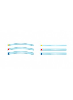 Transparent Strips матрицы из полиэстера с цветными кодами на концах. оптом