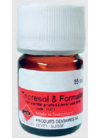 TRICRESOL AND FORMALIN (FORMOCRESOL) - раствор ля дезинфекции каналов с некротизированной (гнойной) пульпы. оптом