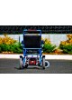Кресло-коляска электрическая ПОНИ 5-1С (38см) красный металлик оптом