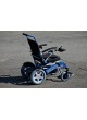 Кресло-коляска электрическая ПОНИ 5-1С (38см) сине-зеленый металлик оптом