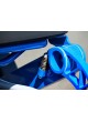 Кресло-коляска электрическая ПОНИ 5-1С (38см) сине-зеленый металлик оптом