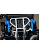 Кресло-коляска электрическая ПОНИ 6-1С (43см) сине-зеленый металлик оптом