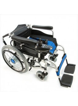 Кресло-коляска FS-101A с электроприводом (чёрно-синий)