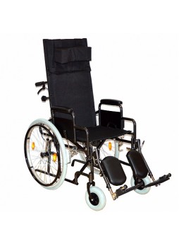 Кресло-коляска Оптим механическая с высокой спинкой 514A (ширина сиденья 43см)
