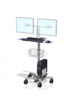 Компьютерная тумба с регулируемой высотой VHRS Dual series
